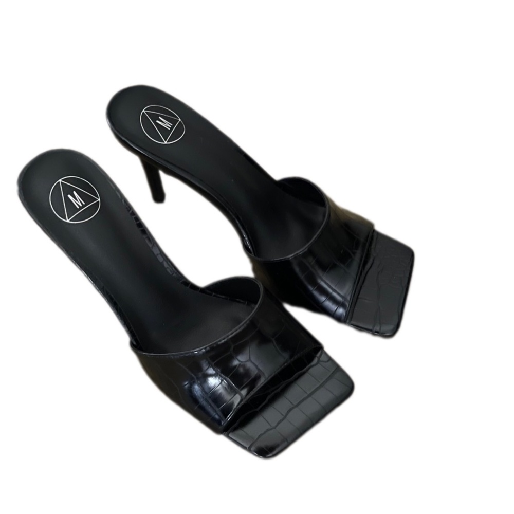 Missguided Square toe Mules